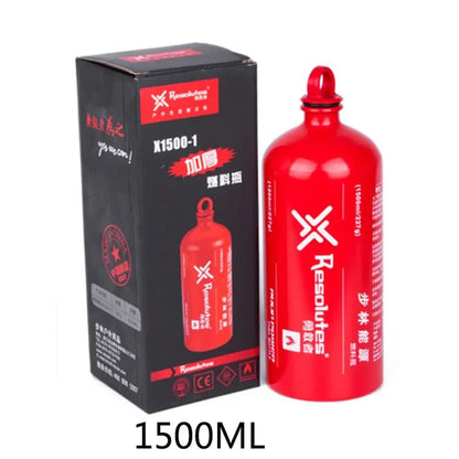1500/1000/750/500 ML Outdoor Gas Oil Fuel Bottle Motorcycle Emergency Petrol Gasoline Canister Camping Cooking Stove Fuel Bottle