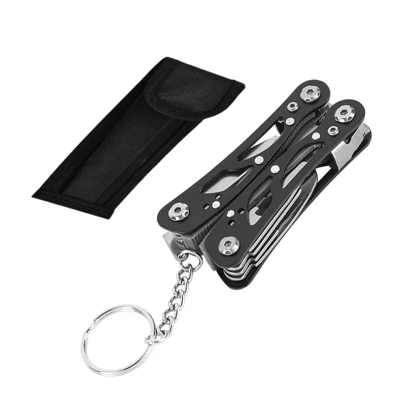 EDC Multitool – Daugiafunkcis Įrankis su Replėmis ir Peiliuku taktika24