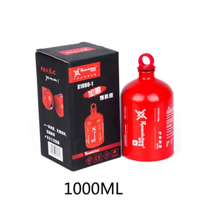 1500/1000/750/500 ML Outdoor Gas Oil Fuel Bottle Motorcycle Emergency Petrol Gasoline Canister Camping Cooking Stove Fuel Bottle